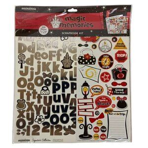 Creative Imaginations Magic Memories 12x12 Scrapbook Kit 229 Pcs Stickers Paper